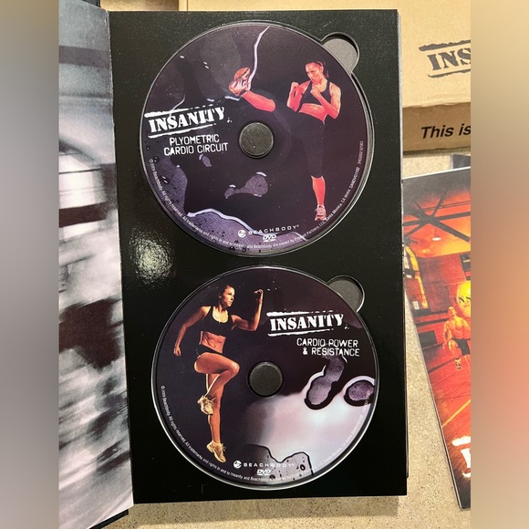 INSANITY - 60 Day Total Body Conditioning - 13 DVD Set - VGC - Missing Meal Plan - Picture 2 of 8
